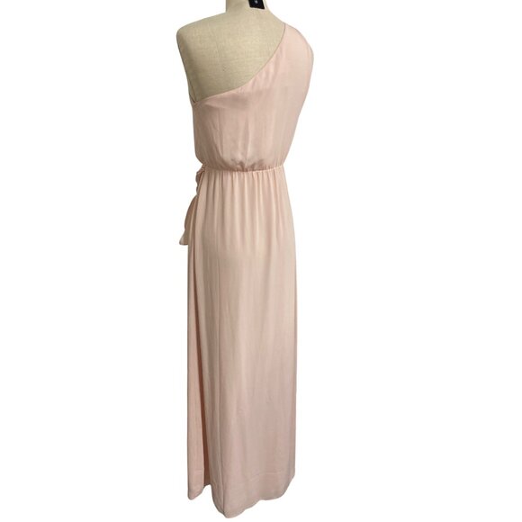 Wayf Womens One-Shoulder Dress S Blush Pink - Picture 5 of 9
